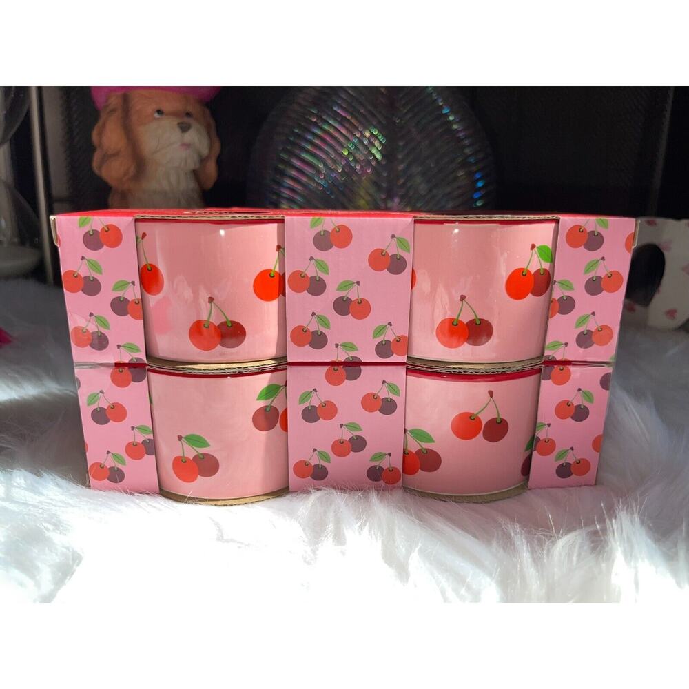 The Bakeshop Ramekins by Master Class, Cherries, Set of 4, Pink & Red